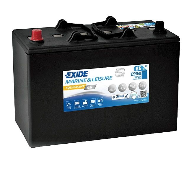 Exide Equipment GEL ES950. Technologia żelowa z odpowietrzaniem VRLA. Cechują go wewnętrzna rekombinacja gazów, zabezpieczenia przed iskrzeniem i wyciekami, świetna praca cykliczna. Napięcie 12V, pojemność 85Ah. Dystrybutor: www.exide.com/pl/pl Cena: 1153,39 PLN - zdjęcie 13